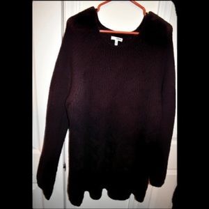 Sonoma by Kohl’s burgundy cable knit sweater